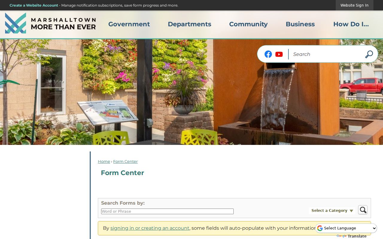 Marshalltown residents directory city public record request form