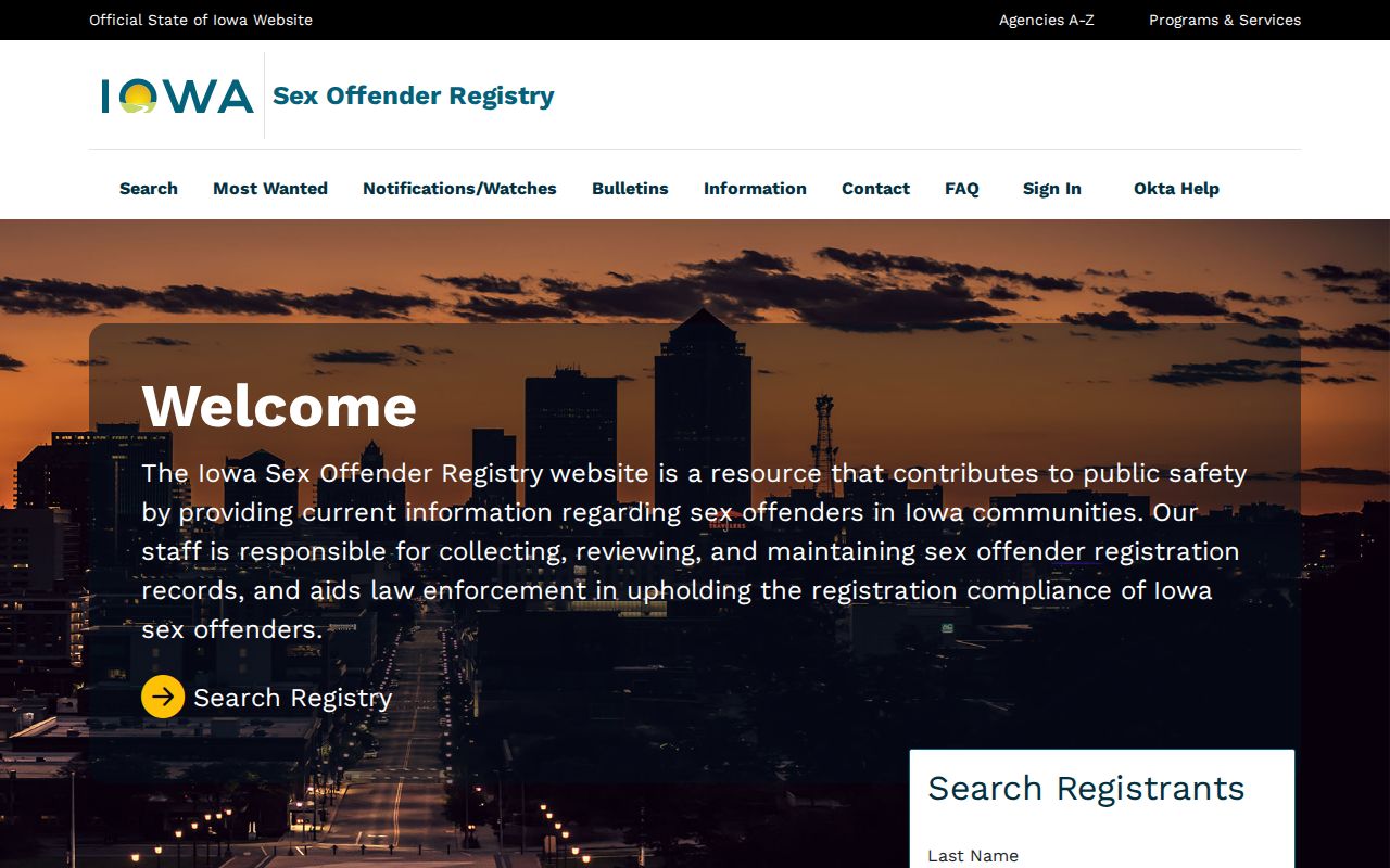 Marshalltown residents directory Iowa statutory registry search